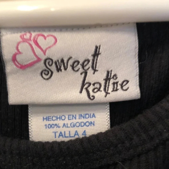 SWEET KATIE EUC GIRLS BOUTIQUE DRESS BLACK WHITE  DRESSES TABK SUMMER SIZE 4 - Picture 4 of 9